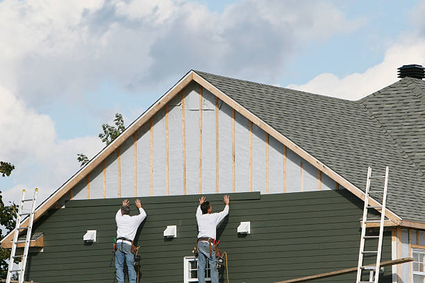 Professional Siding Repair technician working in Medina, NY